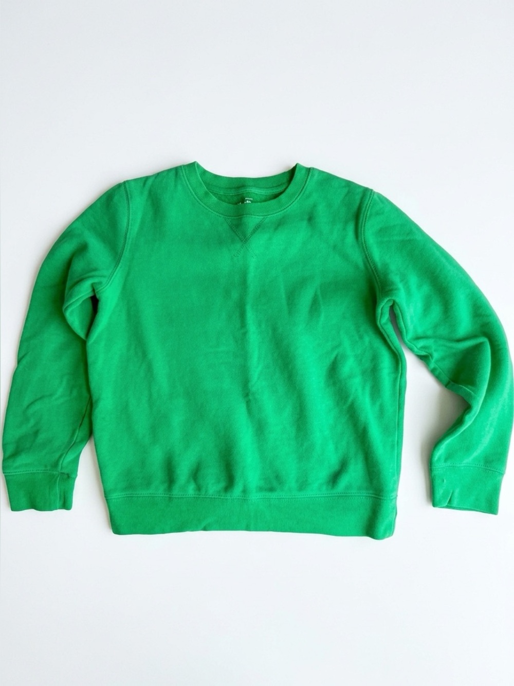 Primary Grass Green Crewneck Sweatshirt Kids Size 12 Unisex Pullover
